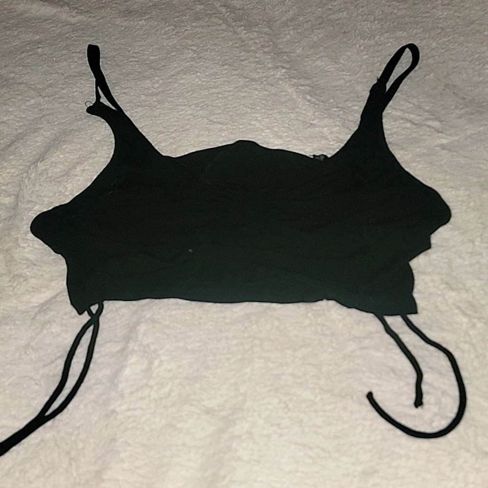 Black crop top
